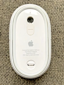Genuine Apple Wireless Mighty Mouse A1197 Bluetooth Optical Mouse Free Shipping - Zdjęcie 1 z 6