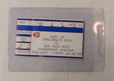 Cincinnati Reds Ticket Stub 1992 Game 13 Vs New York Mets Baseball