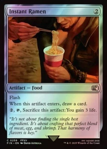 MTG Magic FIN Final Fantasy - 1x FOIL EN NM 0259 C Instant Ramen - Picture 1 of 1