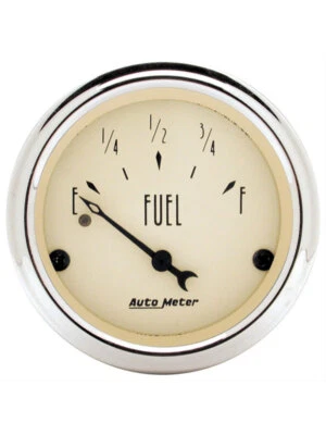 Auto Meter Gauge Fuel Lvl 2 1/16 0Oe To 30Of Elec Antique Beige (1818) - Image 1 of 4