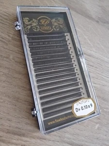 Seidenwimpern einzeln D + Lockenstärke 0,10 Länge 9 mm separate falsche Wimpern - Bild 1 von 1