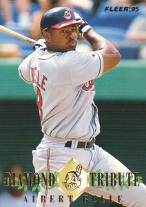 1995 Fleer Update Baseball Diamond Tribute #2 Albert Belle Indians