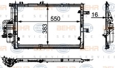 Capacitor, Air Conditioner BEHR HELLA SERVICE *** PREMIUM LINE ** 8FC 351 300-621