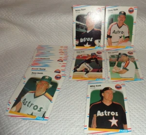 HOUSTON ASTROS--1988 FLEER TEAM SET--NOLAN RYAN--JOSE CRUZ--FREE SHIP - Picture 1 of 1