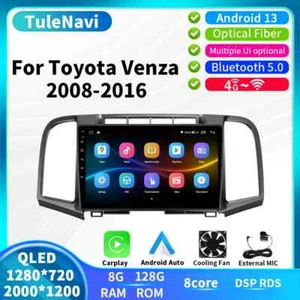 For Toyota Venza Car Radio GPS Carplay Auto Stereo Head Unit Multimedia Player - Picture 1 of 32