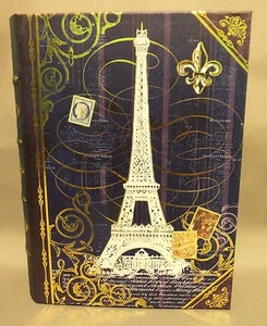 Puppenhaus Miniatur mittelgroß Paris Szenario/Zimmerbox in einem Paris Themenbuch - Bild 1 von 9