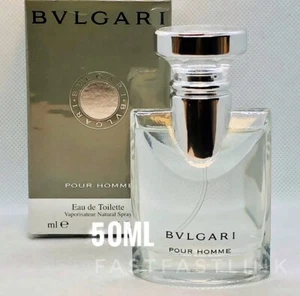 BVLGARI POUR HOMME 50ml EDT SPRAY MENS FRAGRANCE…SEALED BOX+ GENUINE - Picture 1 of 2