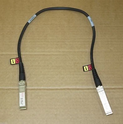 HP 17-05157-05 0.6M SFP-SFP Copper Fibre Channel FC Cable -  Molex 73930-0107 - Image 1 of 4