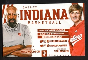 Indiana Hoosiers Mike Wodson 2021-22 Basketball Lard Card Spielplan Big 10 - Bild 1 von 1