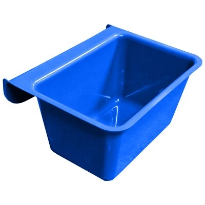 KETOBARROW A1 Krippe montierbarer Haken über Pferd Futtereimer Futtertrog - 15L blau