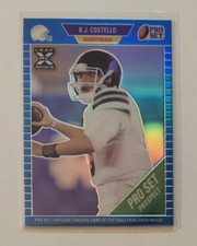K.J. Costello (Mississippi State) 2021 Leaf Pro Set Metal ROOKIE card BLUE /75