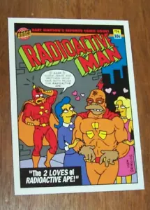 1993 Skybox The Simpsons Radioactive Man Card - Picture 1 of 3