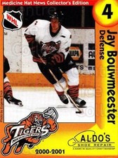 2000-01 Medicine Hat Tigers #3 Jay Bouwmeester