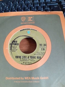 TOWER OF POWER YOURE STILL A YOUNG MAN / SKATING ON THIN ICE VG- US WB 7" VINYL - Picture 1 of 3