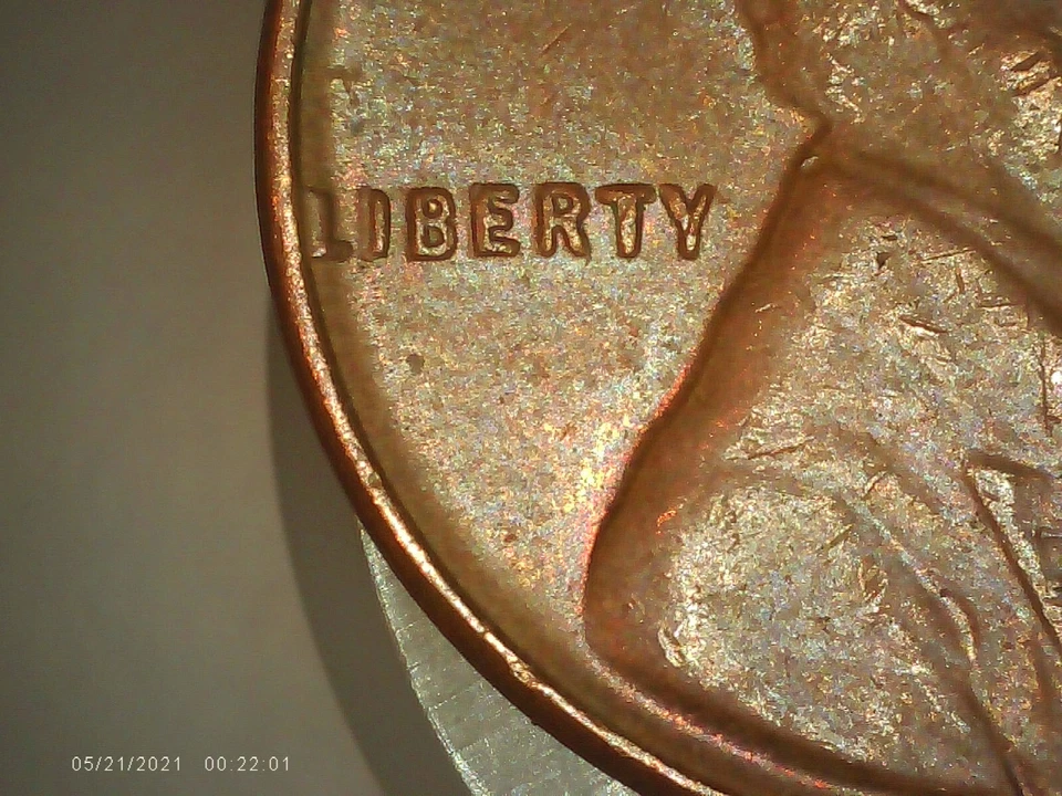 1953-P Lincoln Wheat Penny, Strong DDO Doubled Die Obverse, Overstruck, GEM, 1c - Image 1 of 4