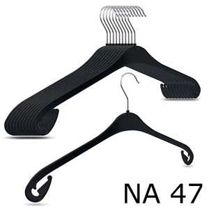 Kleiderbügel NA 47 cm Kunststoff Hemdenbügel Blusenbügel Schwarz 10-400 Stück - Bild 1 von 2
