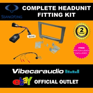 Connects2 CTKSY03 Ssangyong Rexton 2013> Komplettes Doppel DIN Stereo Einbauset - Bild 1 von 1