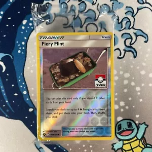 Fiery Flint 60a/70 Pokemon League Promo Sun & Moon Pokemon Cards NEW/SEALED - Picture 1 of 3
