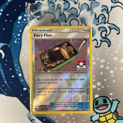 Fiery Flint 60a/70 Pokemon League Promo Sun & Moon Pokemon Cards NEW/SEALED - Image 1 of 3