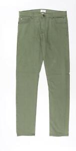 Jeans droit homme Quiksilver en coton vert taille 30 à fermeture éclair ordinaire