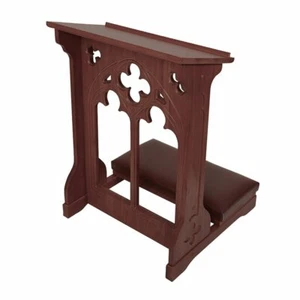 WINDSOR COLLECTION PADDED KNEELER + WALNUT STAIN - Picture 1 of 1