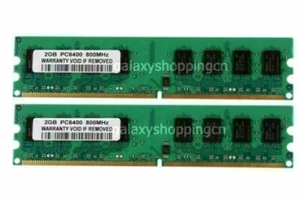 4GB For HP Compaq dc5800 dc5850 dc7800 dc7900 2X 2GB-PC2-6400 DDR2 800MHz_Memory - Picture 1 of 6