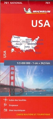 美国、美国米其林路线图 # 761 - 2021 版 — 第 1/2 张图片