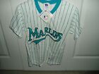 Miami Marlins NWT NL East pullover jersey licensed Russell brand MLB shirt