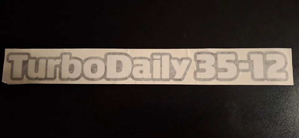 coppia adesivi parafanghi anteriori iveco turbodaily dal 1989-  - Immagine 1 di 1