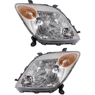 Halogen Headlight Set For 2006 Scion xA Left & Right Pair - Image 1 of 4