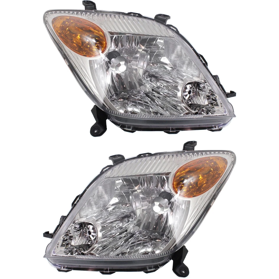 Halogen Headlight Set For 2006 Scion xA Left & Right Pair - Image 1 of 4