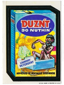 1973 Topps Wacky Packages 1st Series 1 DUZN'T DO NUTHIN' white back nm- o/c - Picture 1 of 1