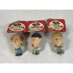 Three Stooges Squeezies 1999 Alpi NIP – Moe, Larry & Curly - Picture 1 of 6
