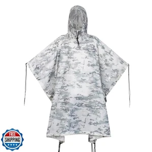 WINWAY Military Regenponcho Camouflage Poncho wasserdicht leichter Regenmantel - Bild 1 von 5