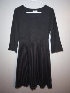 Calvin Klein Damen Pulloverkleid mit gestreiftem Rock Größe L - Bild 1 von 6