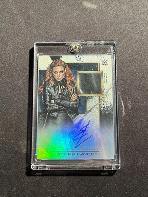 2020 Topps Fully Loaded Auto Superstar Gear Relics /199 Becky Lynch #SG-BL Auto - Image 1 of 2