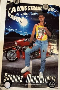 Sarunas Marciulionis  Costacos Brothers Poster “Long Strange Journey” 24x36 VTG - Picture 1 of 1