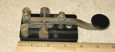 J.H. Bunnell Standard Wireless Telegraph Key. - Image 1 of 4