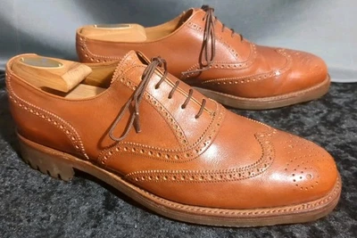 Crockett & Jones | Polo Ralph Lauren Wingtip Oxford Size 9.5 D - Image 1 of 4