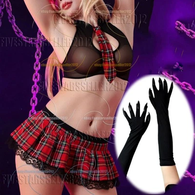 Halloween Sexy Costume Lingerie Sets with Demon Gloves Outfit Fancy Dress S-2XL - Image 1 of 4