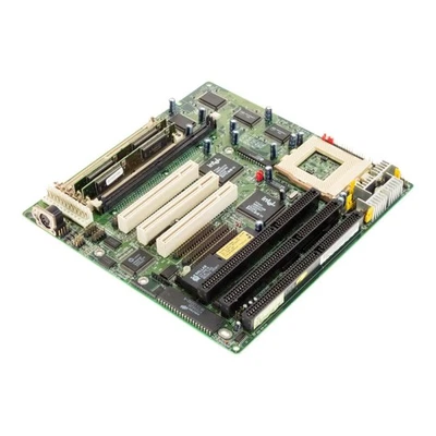 Motherboard Shuttle HOT-555 1.41 Socket 7 Fpm / Edo Dram + Sdram Isa PCI Babyat - Image 1 of 3