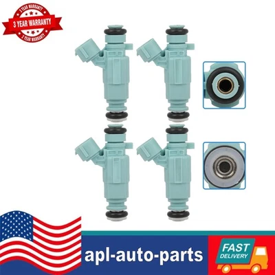 Inyector de combustible 4 piezas para Kia Soul 2,0 L L L4 2010 2011 Spectra 2,0 L L L4 2007 2008 2009 Foto 1 de 4