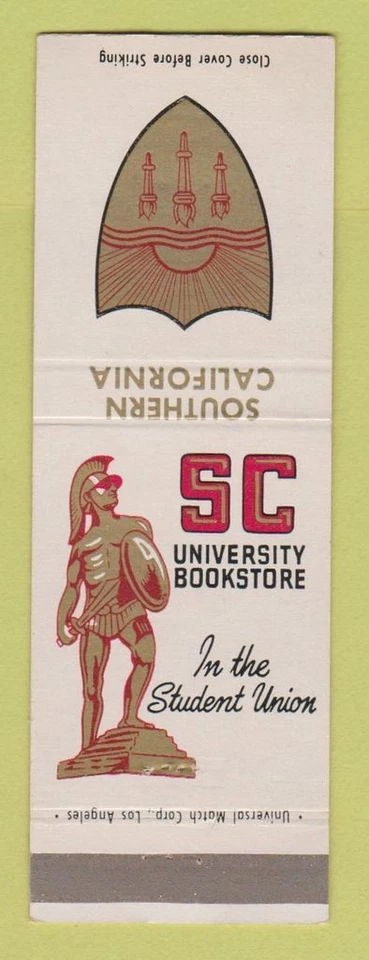 Cubierta Matchbook - University of Southern California CA Trojans 1960 calendario Foto 1 de 1