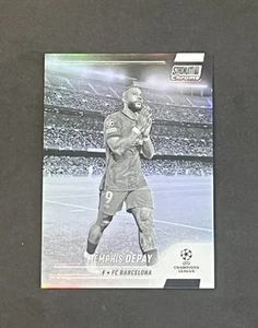 2021-22 Topps Stadium Club Chrome #60 Memphis Depay Black & White Refractor /299 - Picture 1 of 3