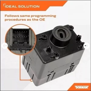 Wireless Ignition Module w/ Remote Key For 11-14 Jeep Dodge Chrysler Ram 601-082 - Picture 1 of 6