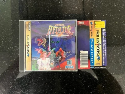 Virtual Hydlide Sega Saturn SS Japan JPN Action RPG Complete W/Spine Reg & Card! - Image 1 of 4