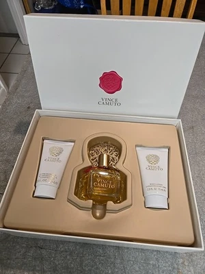 Vince Camuto 3 Piece Gift Set- 3.4 oz EDP + 2.5 oz Shower + 2.5 oz Body Lotion - Image 1 of 4