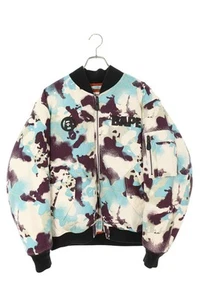A BATHING APE Size: L 1L30141004 MAP CAMO BOMBER JACKET - Picture 1 of 3