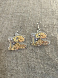 Pirate Octopus Dangle Earrings Cute Animal Sea Ocean Nautical - Picture 1 of 4