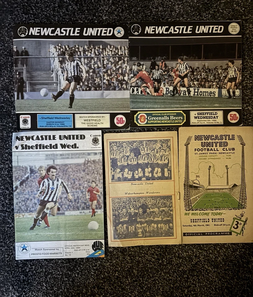 Newcastle United Mixed Programmes - Image 1 of 1